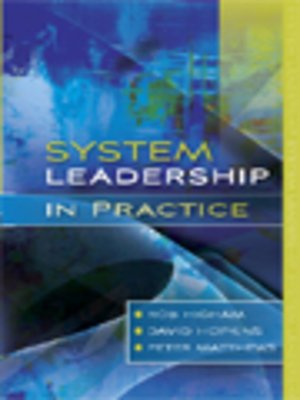 cover image of System Leadership In Practice